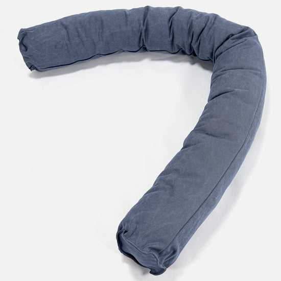Almohada Gigante para Sofás XL - Vaquero Desgastado Azul Marino 01