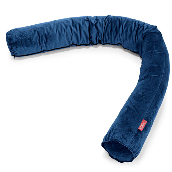 Almohada Gigante para Sofás XL - Terciopelo Azul Marino 01