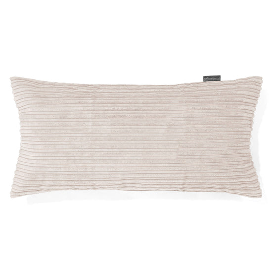 CloudSac 50 Almohada Gigante Viscoelástica 40 x 80cm - Pana Clásica Crema