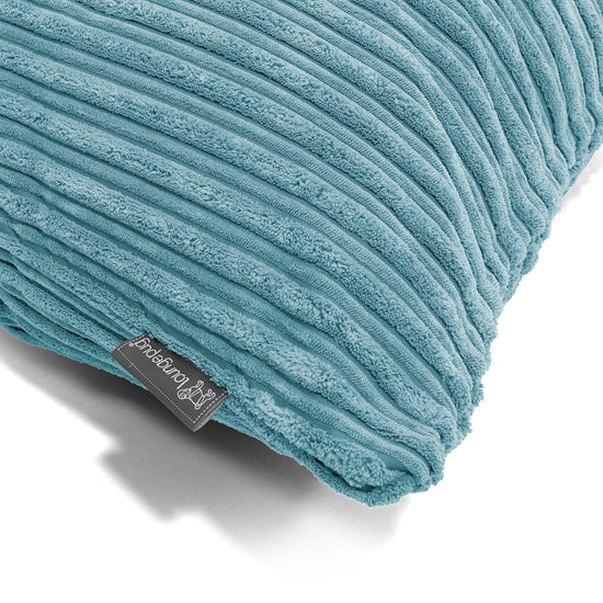 CloudSac 50 Almohada Gigante Viscoelástica 40 x 80cm - Pana Clásica Egeo Azul