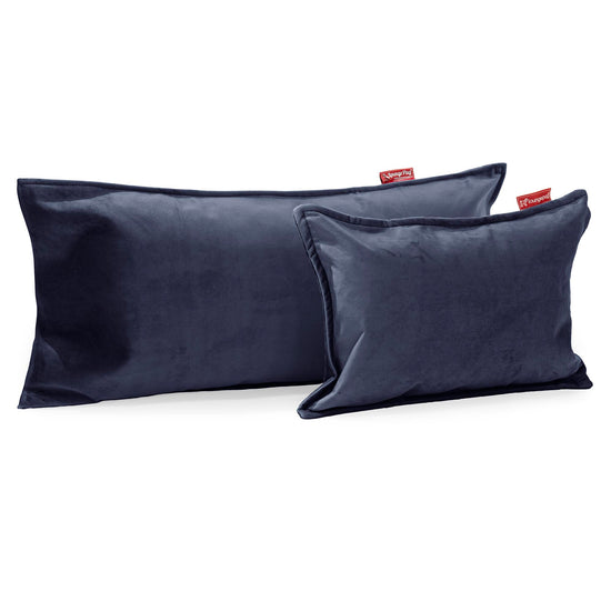 CloudSac 50 Almohada Gigante Viscoelástica 40 x 80cm - Terciopelo Azul Marino 0