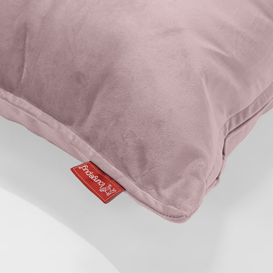CloudSac 50 Almohada Gigante Viscoelástica 40 x 80cm - Terciopelo Rosa 0
