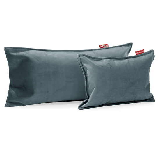 CloudSac 50 Almohada Gigante Viscoelástica 40 x 80cm - Terciopelo Turquesa 0