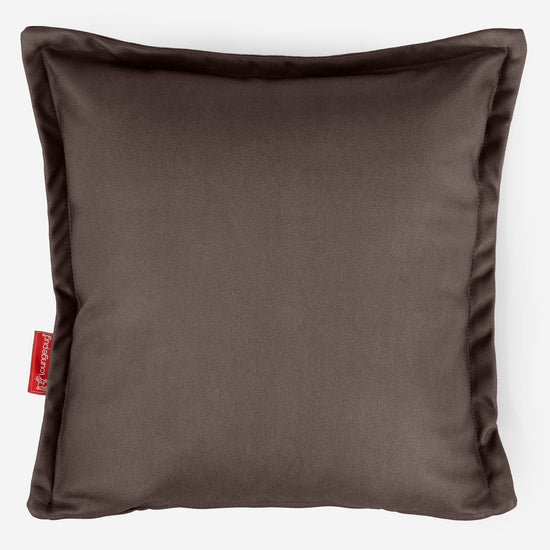 Fundas de Cojín 47 x 47cm - Cuero Vegano Chocolate 01