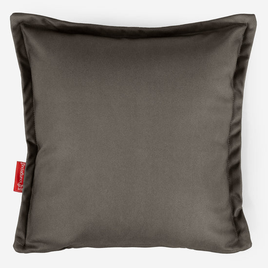 Fundas de Cojín 47 x 47cm - Cuero Vegano Gris 01