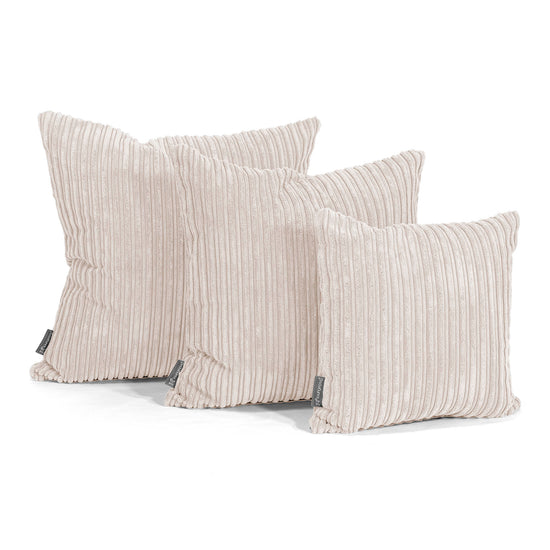 Cojín 47 x 47cm - Pana Clásica Marfil 02