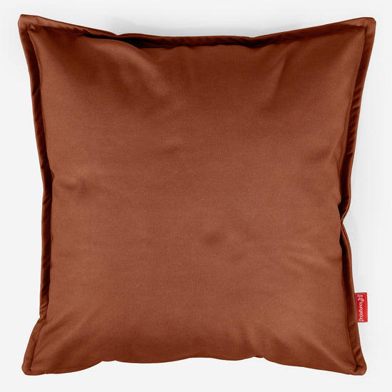 Fundas de Cojín Extra Grande 70 x 70cm - Cuero Vegano Castaño 01