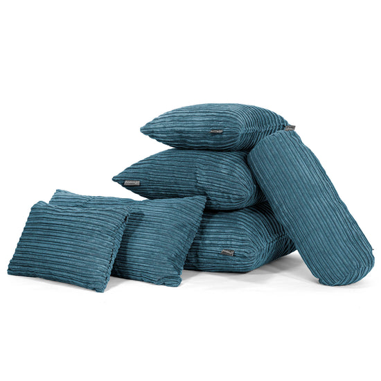 Cojín Extra Grande 70 x 70cm - Pana Clásica Azul marino 04