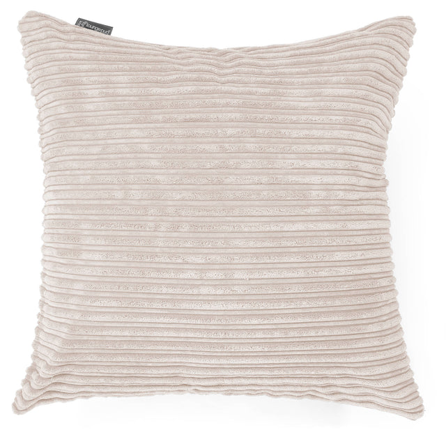 Cojín Extra Grande 70 x 70cm - Pana Clásica Marfil 01