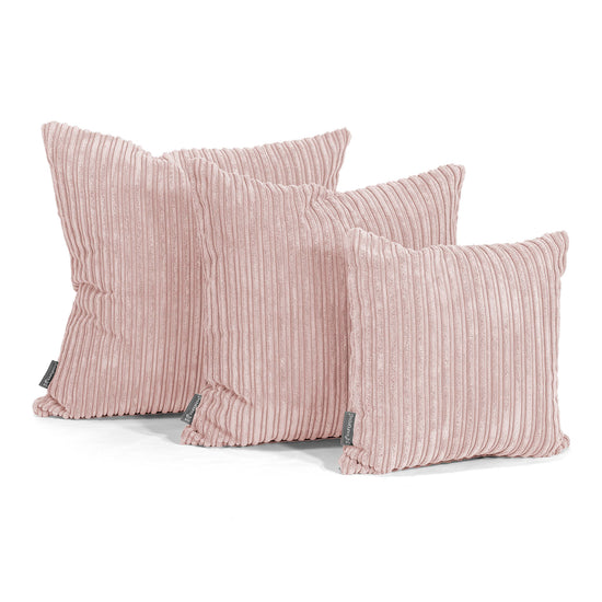 Cojín Extra Grande 70 x 70cm - Pana Clásica Rosa Claro 02
