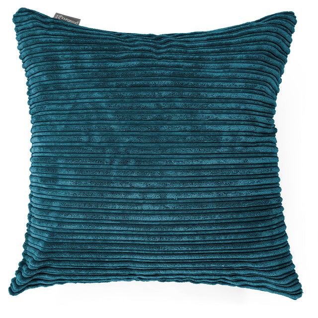 Cojín Extra Grande 70 x 70cm - Pana Clásica Turquesa 01