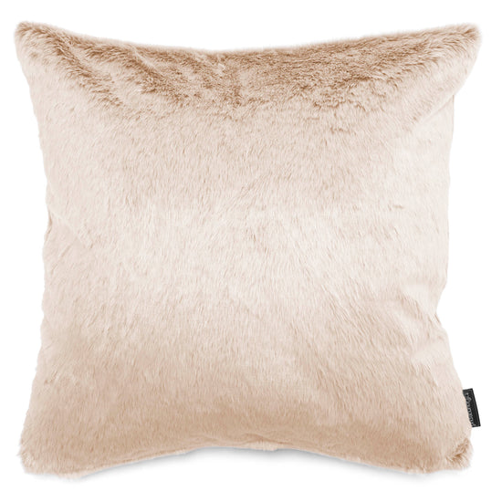 Cojín Extra Grande 70 x 70cm - Piel de Conejo Sintética Blanco 01