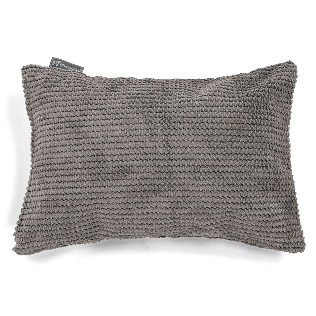 Cojín Rectangular 35 x 50cm - Pompón Carbón Gris 01