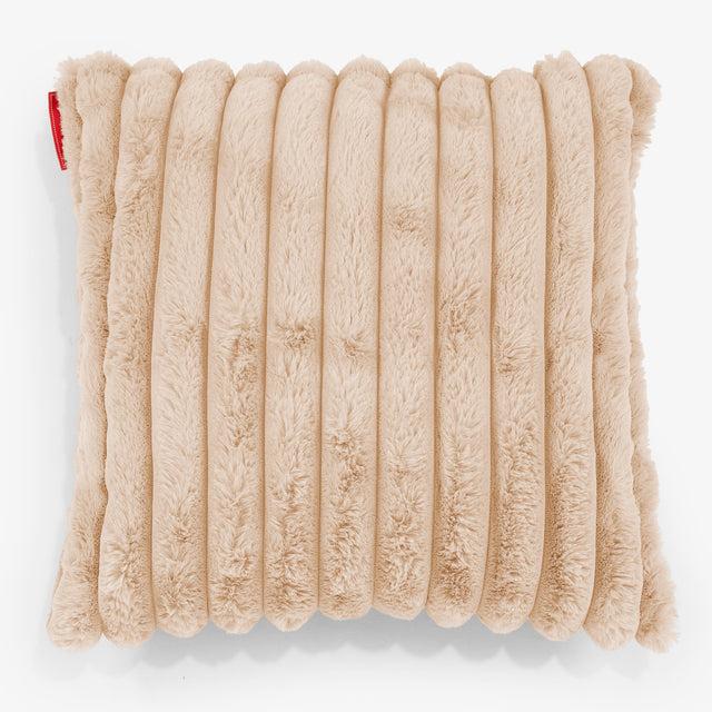 Fundas de Cojín 47 x 47cm - Pana de Felpa Ultra Durazno 01