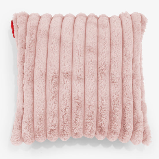 Fundas de Cojín 47 x 47cm - Pana de Felpa Ultra Rosa Empolvado 01