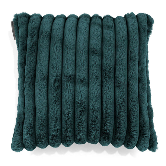 Fundas de Cojín 47 x 47cm - Pana de Felpa Ultra Turquesa 01