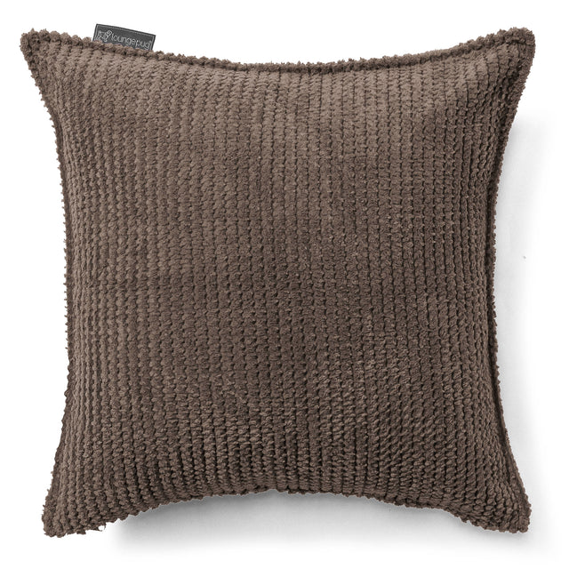 Cojín 47 x 47cm - Pompón Chocolate 01