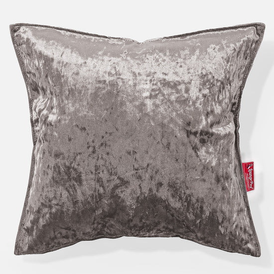 Cojín 47 x 47cm - Terciopelo Retro Plata 01