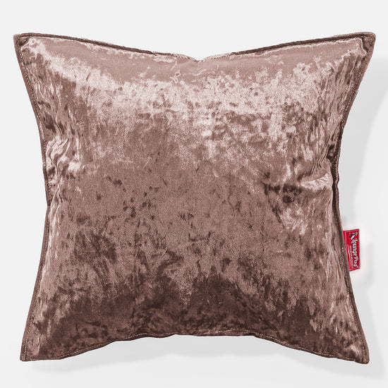 Cojín Gigante 70 x 70cm - Terciopelo Retro Trufa 01