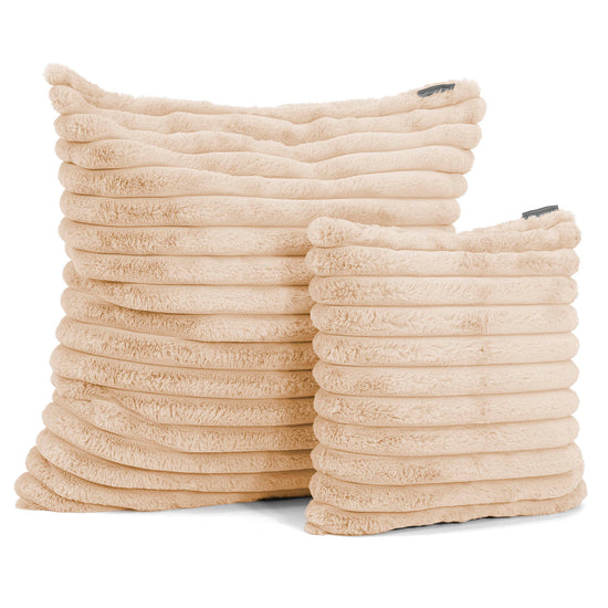 Fundas de Cojín Extra Grande 70 x 70cm - Pana de Felpa Ultra Durazno 02