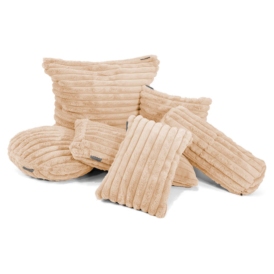Fundas de Cojín Extra Grande 70 x 70cm - Pana de Felpa Ultra Durazno 03