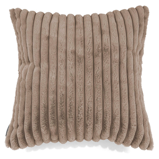Fundas de Cojín Extra Grande 70 x 70cm - Pana de Felpa Ultra Visón 01