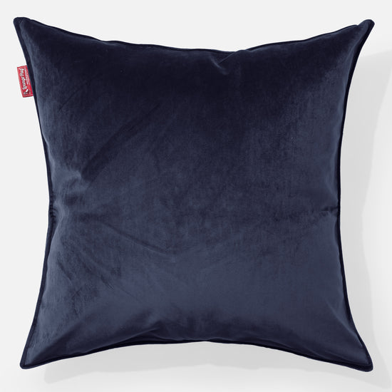 Cojín Gigante 70 x 70cm - Terciopelo Azul Marino 01
