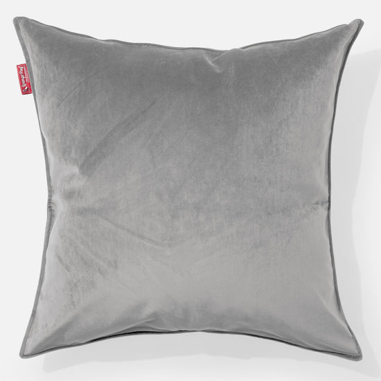 Cojín Gigante 70 x 70cm - Terciopelo Plata 01