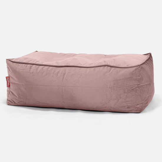 Escabel Gigante - Terciopelo Rosa 01