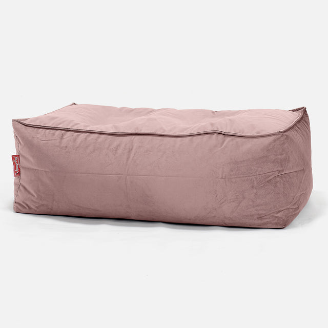 Escabel Gigante - Terciopelo Rosa 01