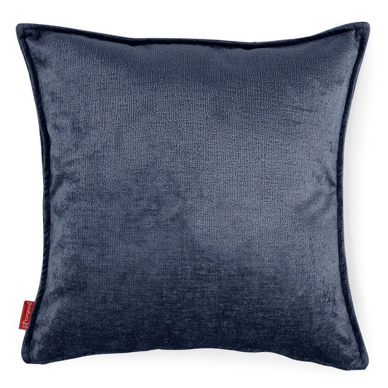 Fundas de Cojín Extra Grande 70 x 70cm - Chenille Azul marino 01