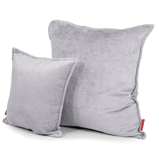 Fundas de Cojín Extra Grande 70 x 70cm - Chenille Gris 02