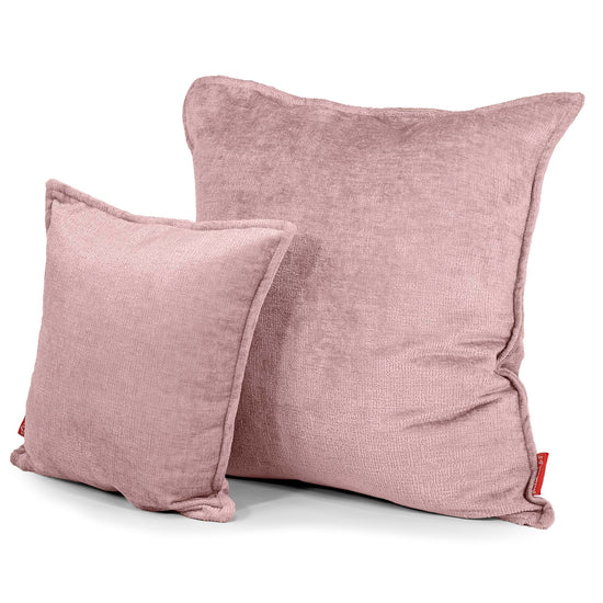 Fundas de Cojín Extra Grande 70 x 70cm - Chenille Rosa 02