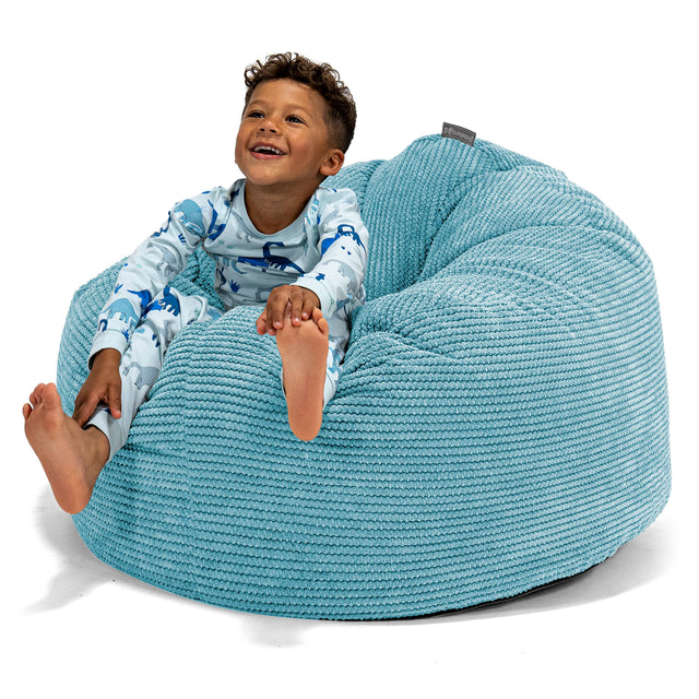 Puf Gigante Snuggle para Niños de 3 a 8 años - Pompón Egeo Azul 01
