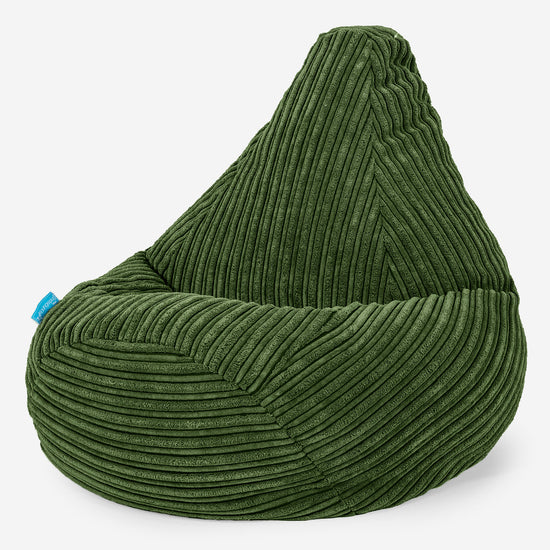 Puf Silla de Juego para Niños 1-5 años - Pana Clásica Bosque Verde 02