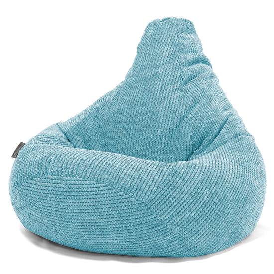 Puf Silla de Juego para Niños de 6 a 14 años - Pompón Egeo Azul 02
