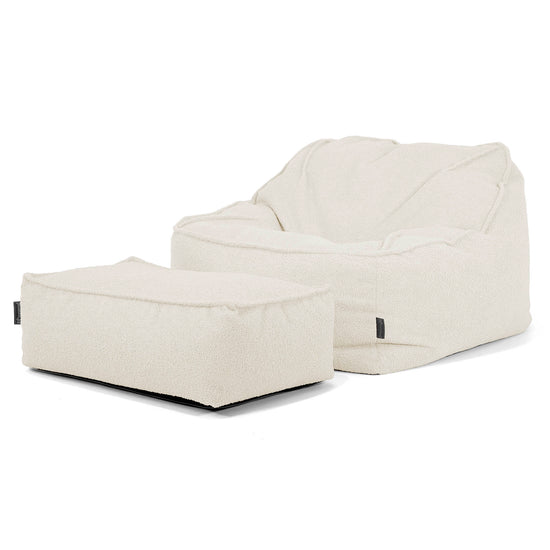 Puf Silla Encorvada - Boucle Marfil_02