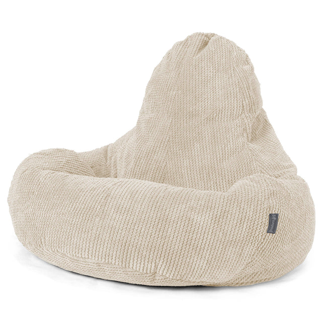 Puf Ultra Lux - Pompón Crema 01