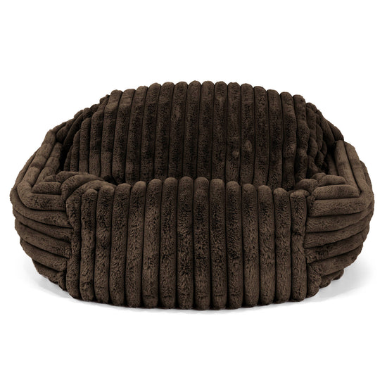 Puf Silla Sabina - Pana de Felpa Ultra Café 01