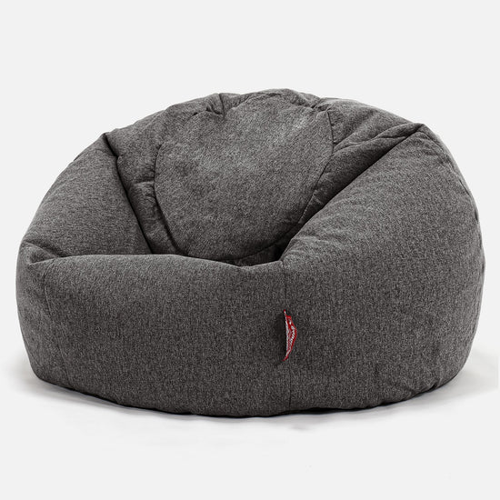 CloudSac 200 Kids Puf Gigante Viscoelástico Infanti 2-12 años - Lana de Interalli Gris 01