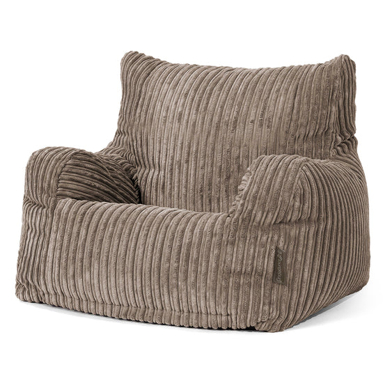 Puff Sillón Josephine - Pana Clásica Marrón empolvado 01