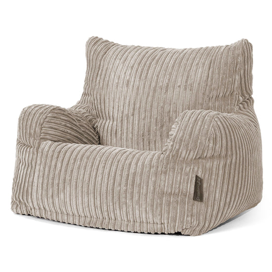 Puff Sillón Josephine - Pana Clásica Visón 01