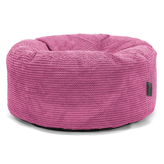 Puff Taburete - Pompón Rosa 01