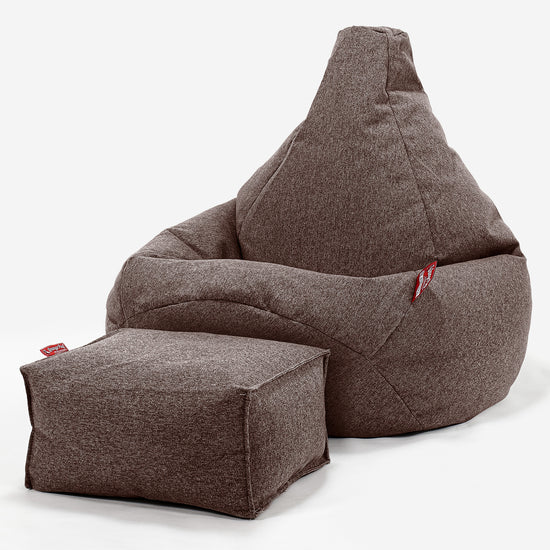 Silla De Juego Puf - Lana de Interalli Marrón 01