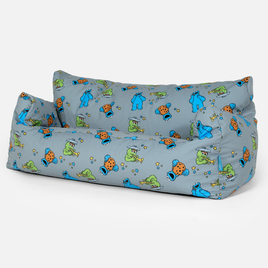 Puf Sofá Infantil 1-5 años - Monstruo de las Galletas Triki & Óscar el Gruñón 02