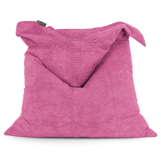 Puff Gigante Cama XL - Pompón Rosa 01