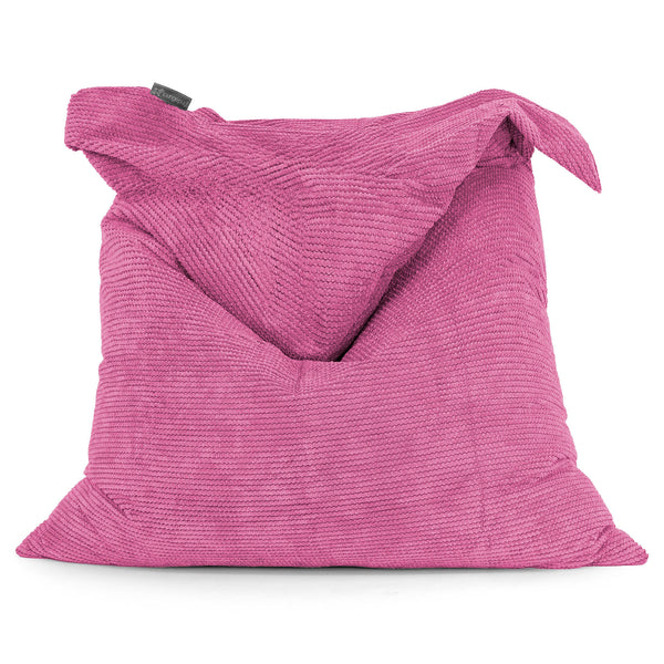 Puff Gigante Cama XL - Pompón Rosa 01