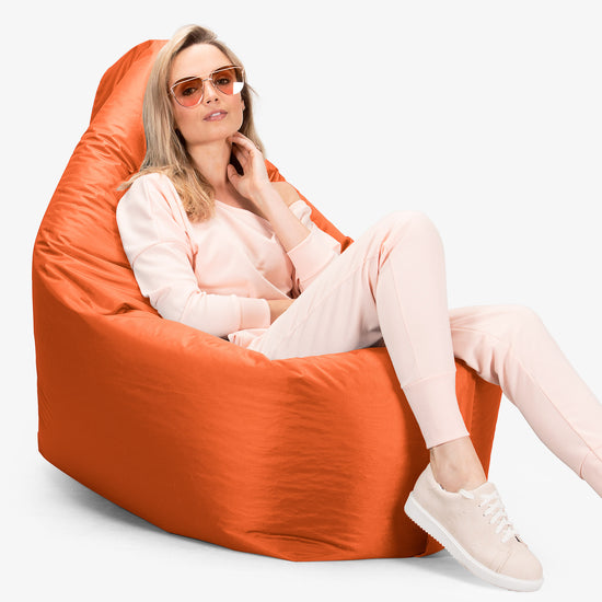 Puff Gigante Cama XXL - SmartCanvas™ Naranja 06