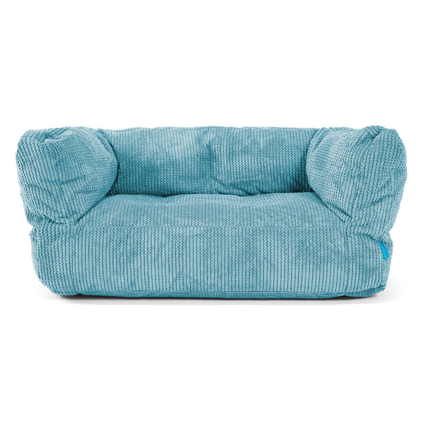 Albert Puf Grande para Niños 2-6 años - Pompón Egeo Azul 01