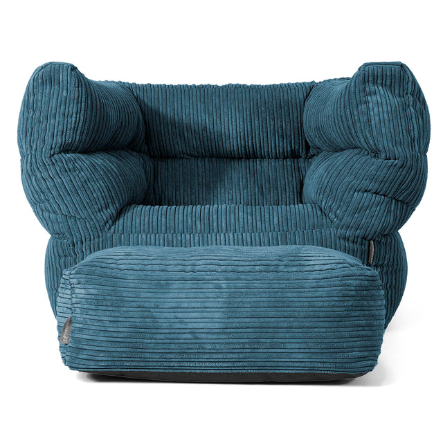 Albert Puff Sillón 2.0 - Pana Clásica Azul marino 02